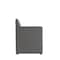 Manhattan Comfort Anna Square Faux Leather Dining Armchair in Pewter DC058AR-PE - alternate 2